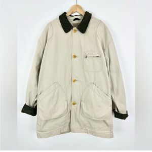 Vintage Wool & Cotton Barn Chore Jacket Blanket Lined